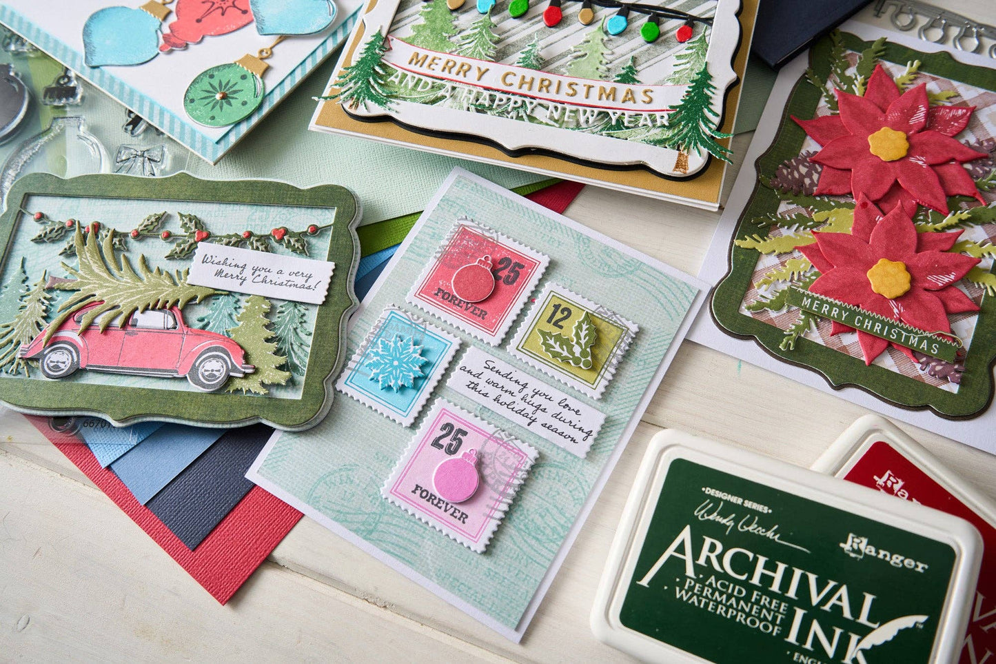 Sizzix Framelits Die & Stamp Set By 49 And Market 38/Pkg - Special Delivery