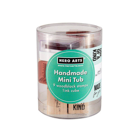 Hero Arts Handmade Mini Tub Woodblock Stamps LP515