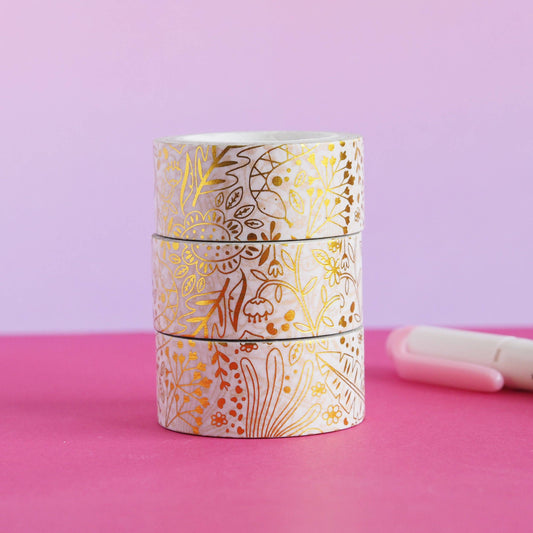 Jungle Gold Foil Washi Tape