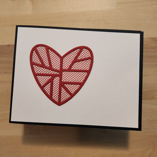 DIE932-N Quilted Heart craft die