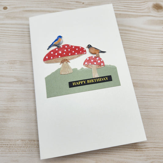 Blue Bird & Robin Brads 12/Pkg