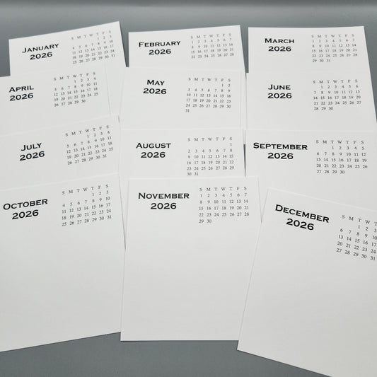 2026 DIY Calendar Large