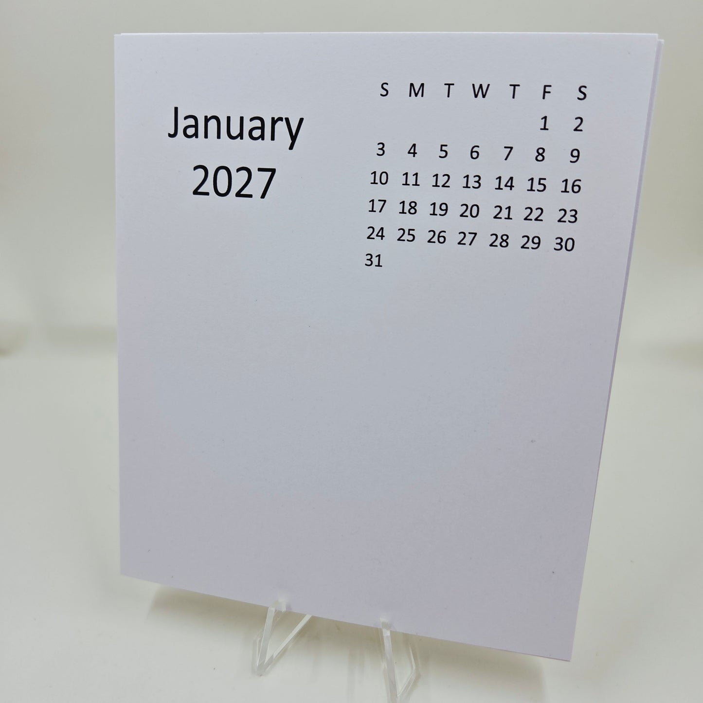 2027 DIY Calendar Large