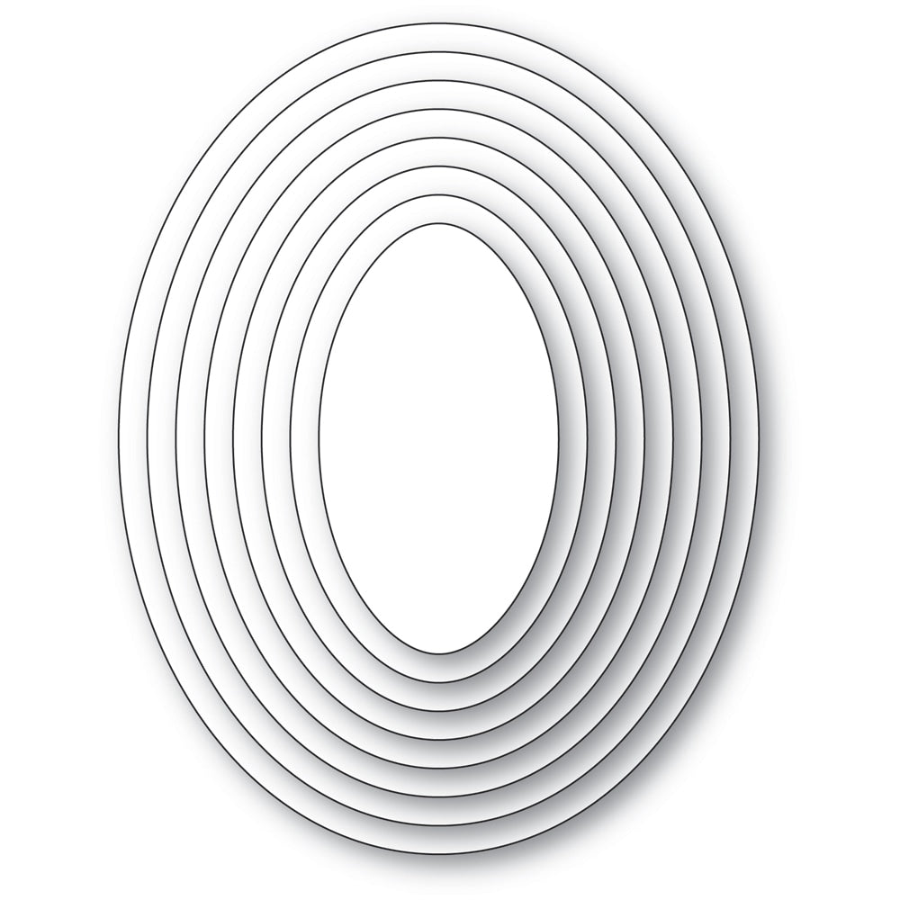 Poppystamps 2477 Basic Ovals Set craft die