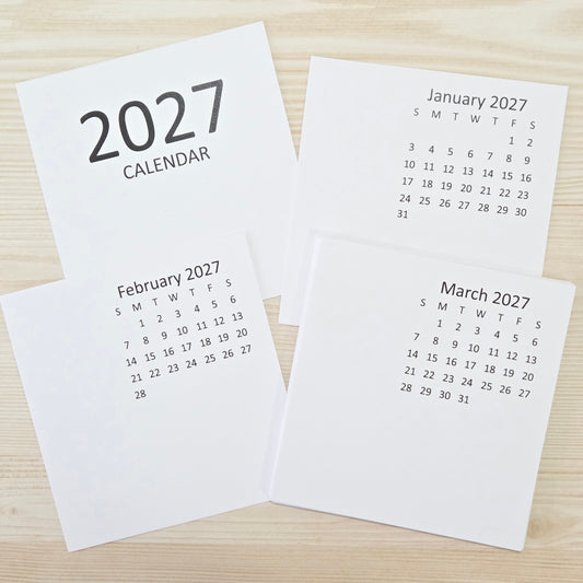2027 DIY Calendar Small