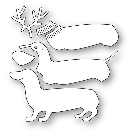 Poppystamps 2651 Antler Dachshund Craft Die