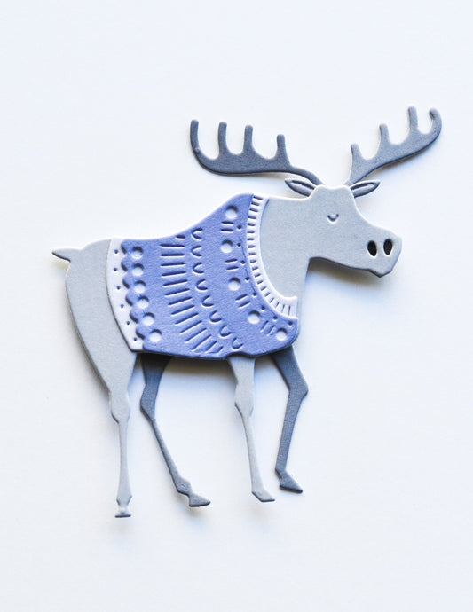 Poppystamps 2660 Nordic Moose