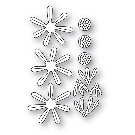 Poppystamps 2670 Daisy Trio Craft Die