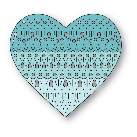 Poppystamps 2689 Nordic Heart