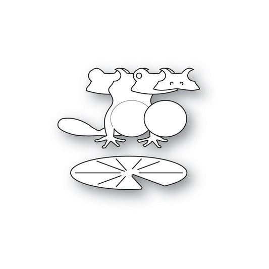 Poppystamps 2691 Lily Pad Frog