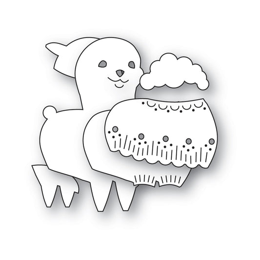 Poppystamps 2703 Nordic Cheerful Lamb