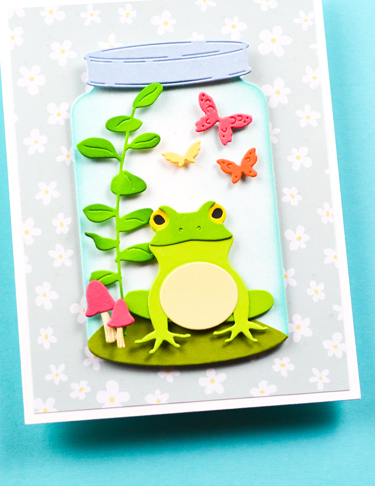 Poppystamps 2705 Nordic Sitting Frog