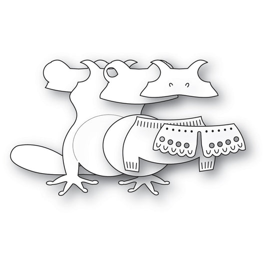 Poppystamps 2705 Nordic Sitting Frog