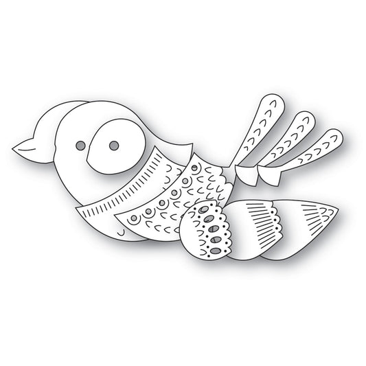 Poppystamps 2707 Nordic Love Bird