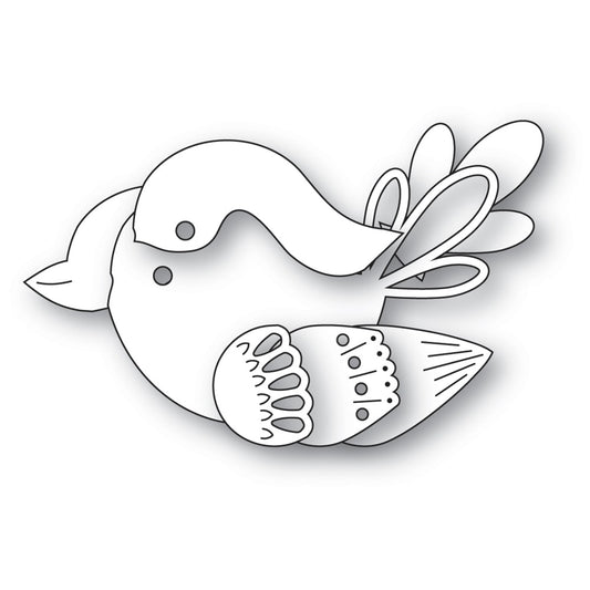 Poppystamps 2714 Nordic Bold Bird