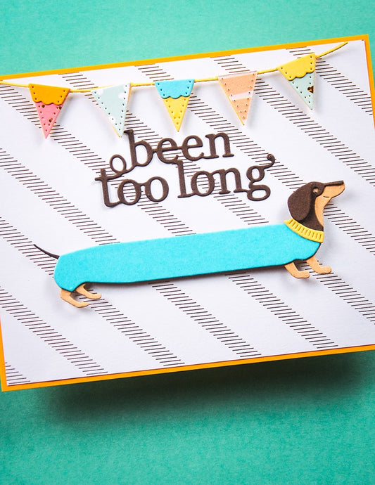 Poppystamps 2723 Been Too Long Craft Die