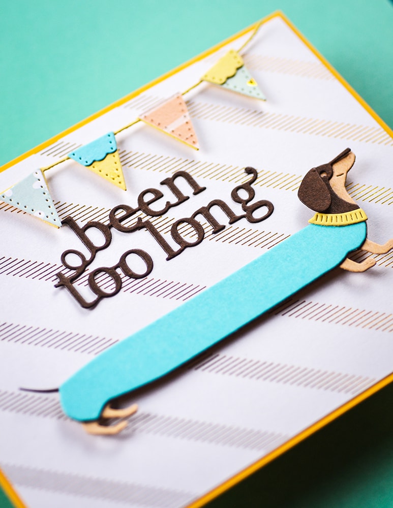 Poppystamps 2723 Been Too Long Craft Die