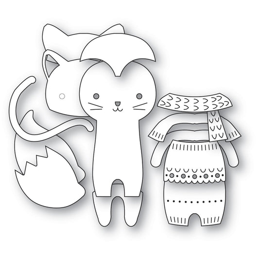 Poppystamps 2724 Nordic Bundled Fox