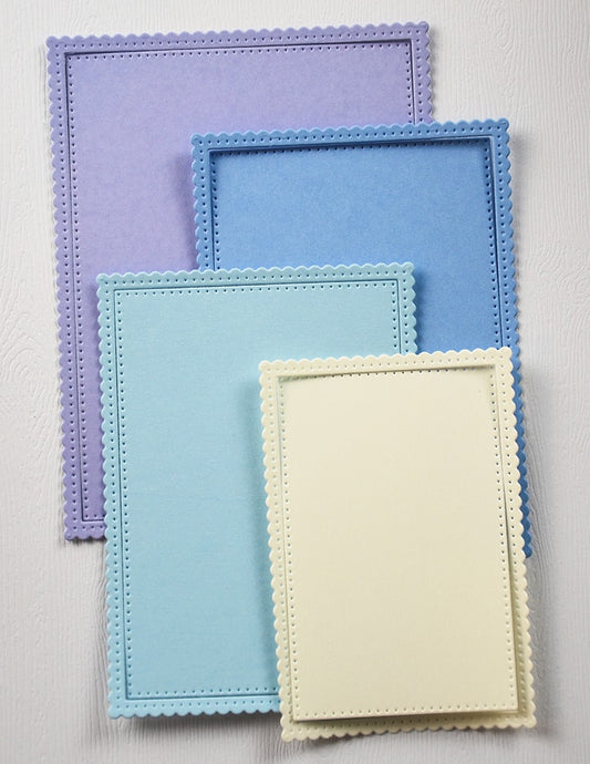 Poppystamps 2751 Scalloped Pinpoint Frames craft die