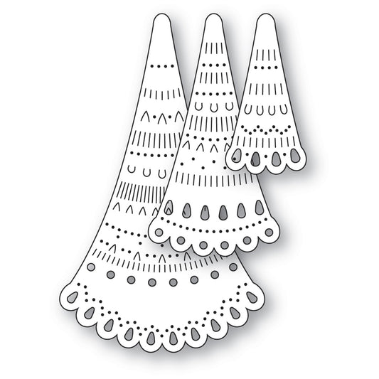 Poppystamps 2759 Nordic Grand Tree Toppers craft die