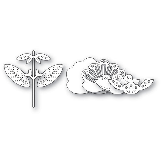 Poppystamps 2778 Nordic Petalglow Flower