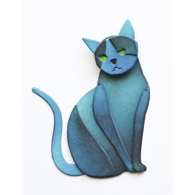 Birch Press 57580 Block Print Kitty craft die