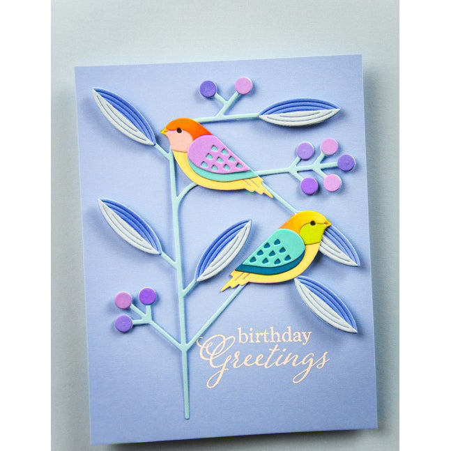 Birch Press CL8166 Elegant Birthday Sentiments