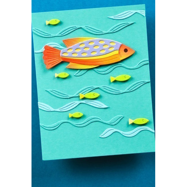Birch Press 57627 Block Print Swift Fish craft die