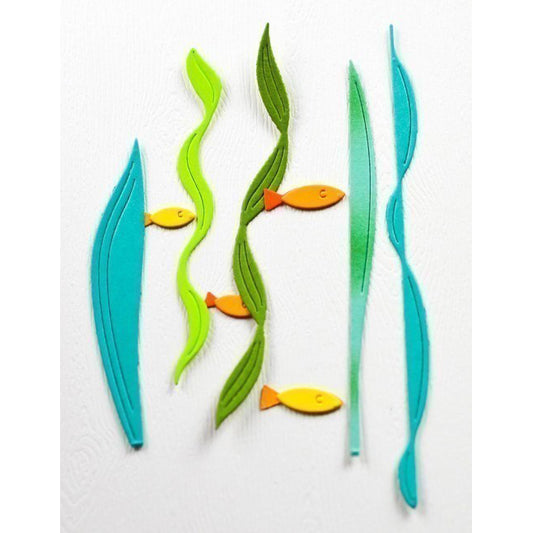 Birch Press 57628 Sea Kelp and Mini Fish craft die