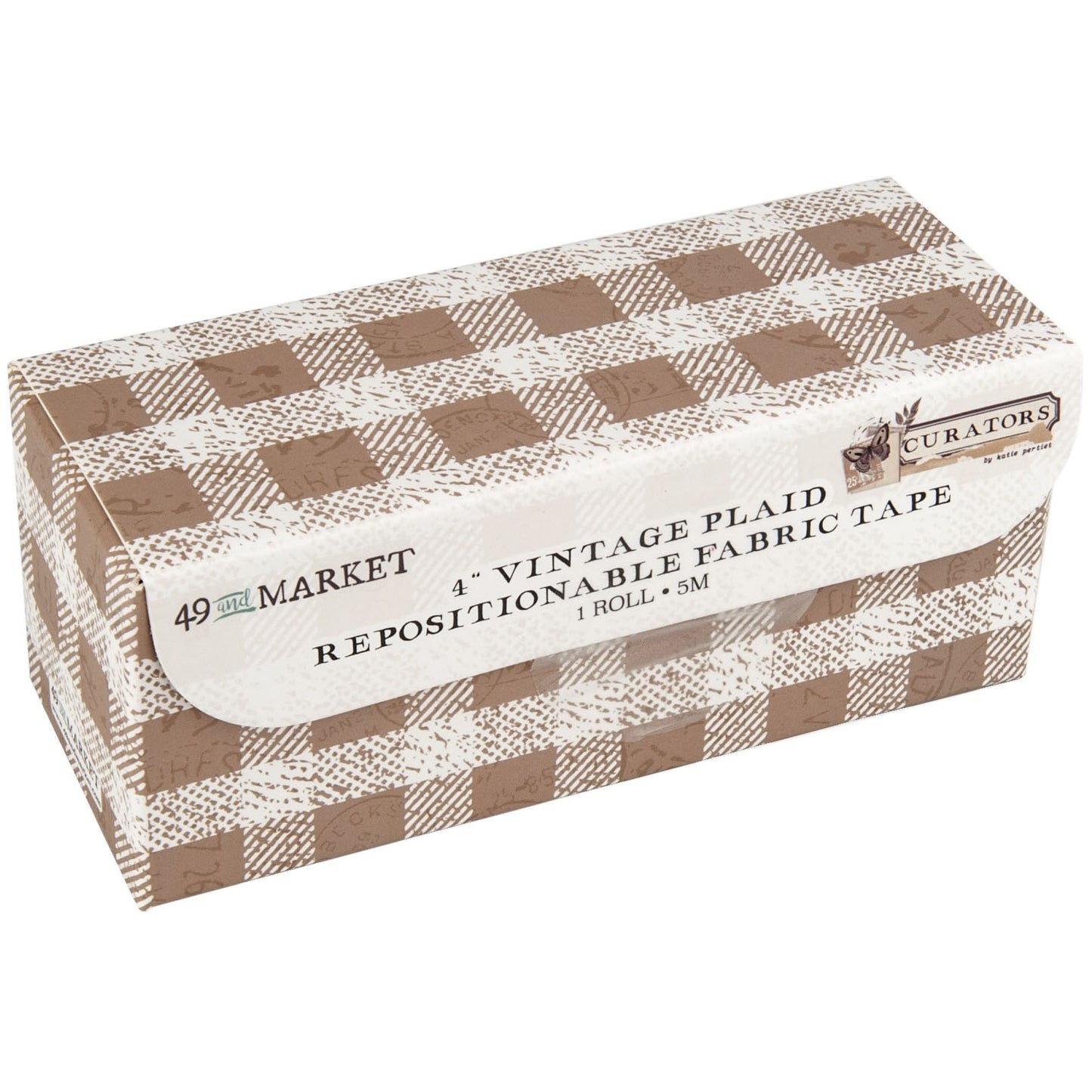 49 And Market Curators 4" Fabric Tape Roll Vintage Plaid