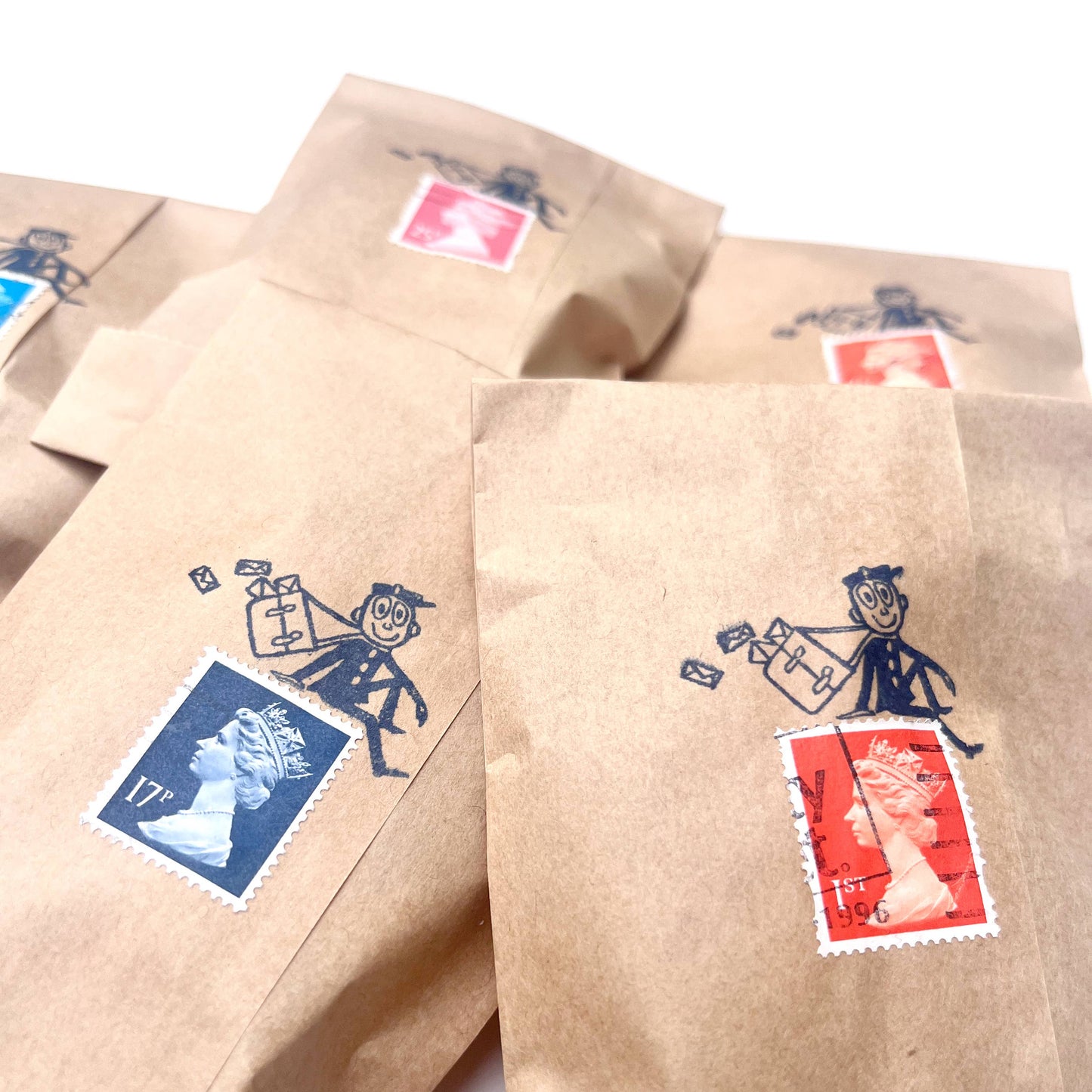 Mr Zip Sitting stamp