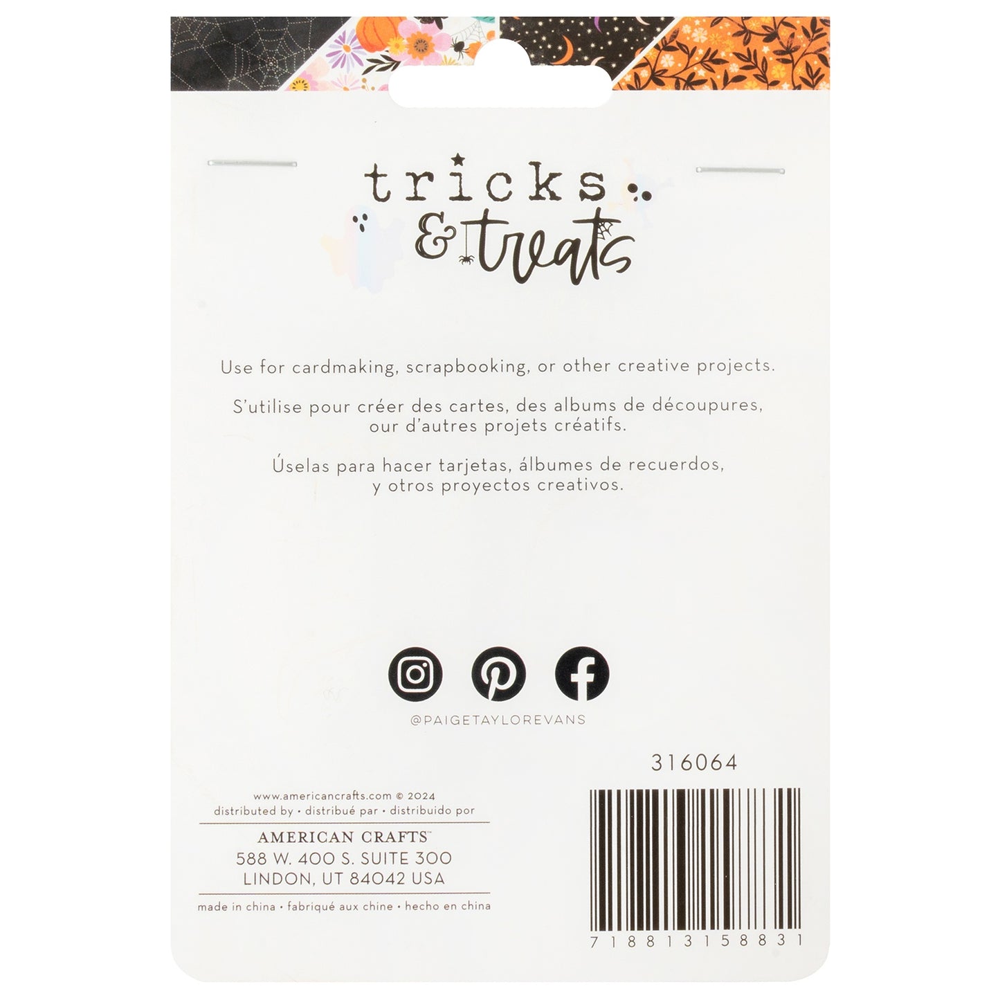 Paige Evans Tricks & Treats Sequins And Trims