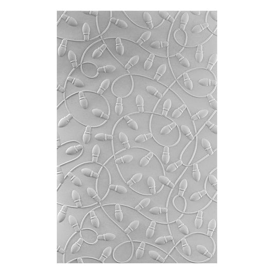 Spellbinders 3D Embossing Folder Holiday Lights E3D-107