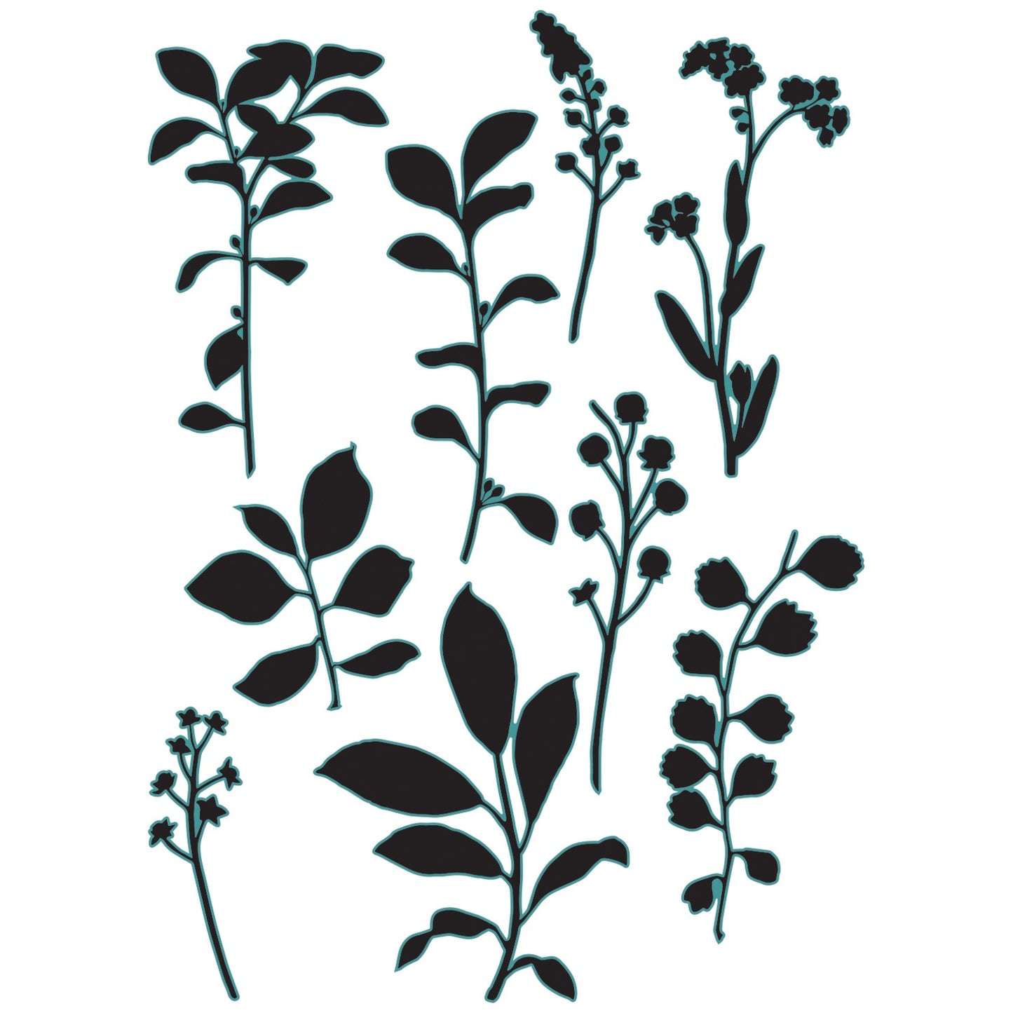 Sizzix Framelits Die Set By 49 And Market Fine Stems 02