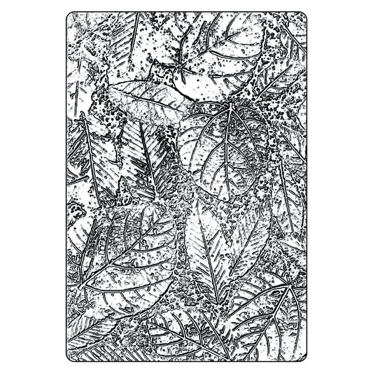 Sizzix 3D Texture Fades Embossing Folder A5 by Tim Holtz Foliage