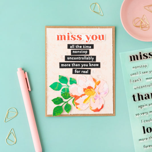 American Crafts Hampton Art Clear Stamps - You