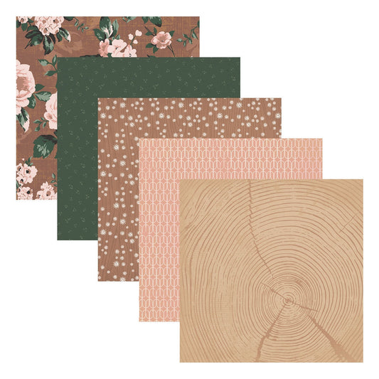 Spellbinders Designer Paper Pad 6"X6" From Rosie's Studio Golden Afternoon