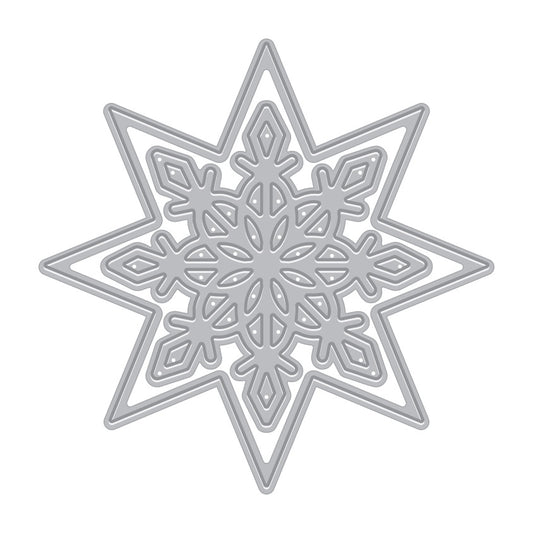 Hero Arts Etched Dies Snowflake Star DF257