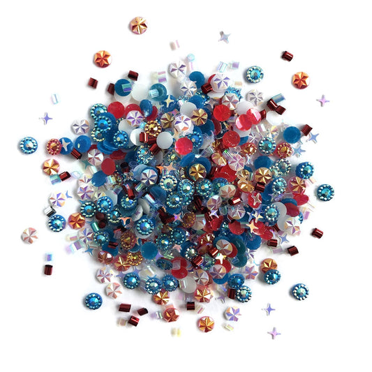 Buttons Galore Yankee Doodle Embellishments 10g