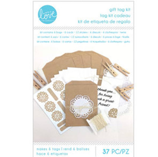 Decorative Gift Tag Making Kit (Enough for 6 gift tags)