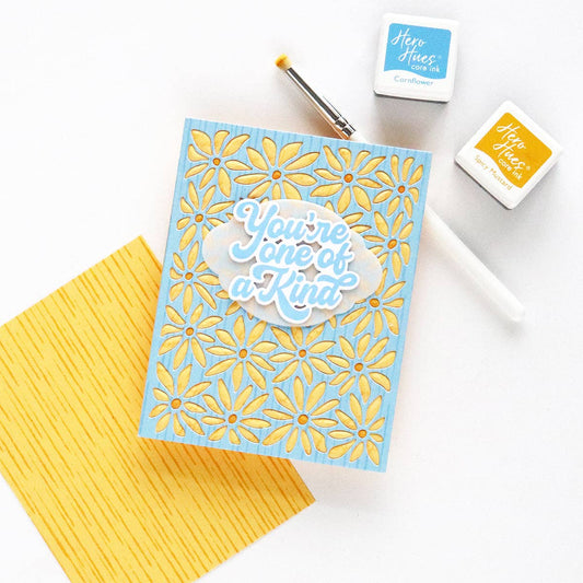 Hero Arts Rain Texture Bold Prints Cling Rubber Stamp CG929