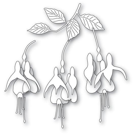 Sale - Memory Box 94784 Delicate Fuchsia Trio craft die