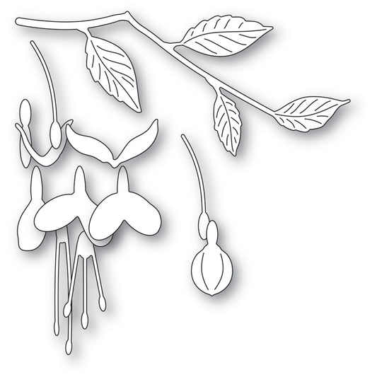 Sale - Memory Box 94787 Dainty Fuchsia Stem craft die