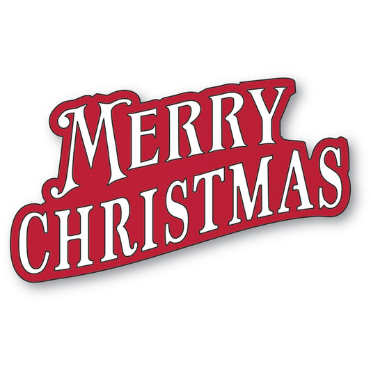 Memory Box 94799 Merry Christmas Wave