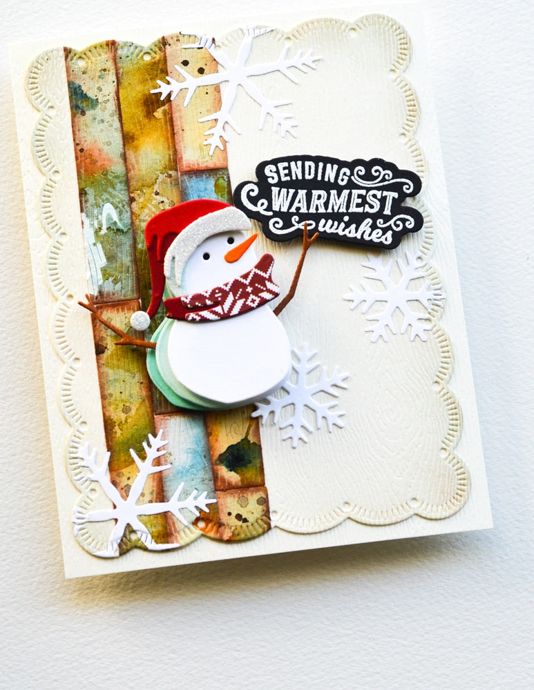 Sale - Memory Box 94813 Cordial Snowman