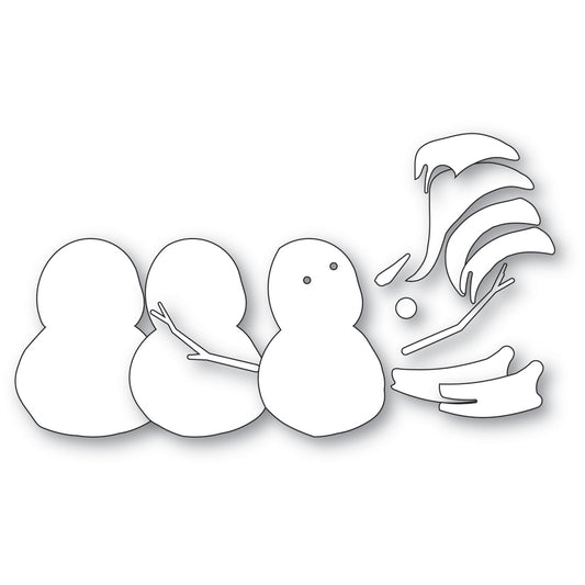 Sale - Memory Box 94813 Cordial Snowman