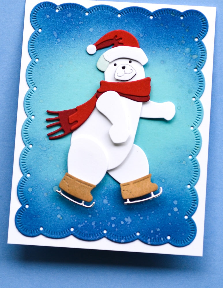 Sale - Memory Box 94819 Wintertime Bear