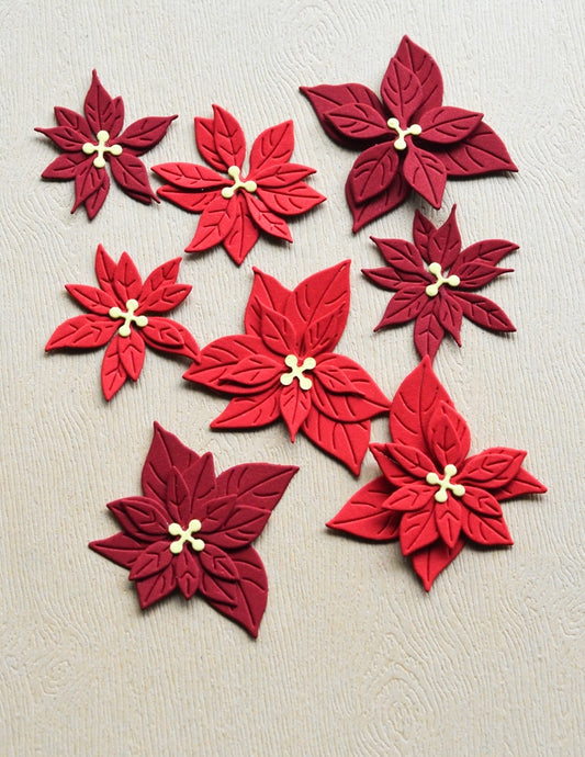 Sale - Memory Box 94822 Petite Poinsettias