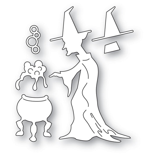 Memory Box 94849 Cauldron Witch craft die