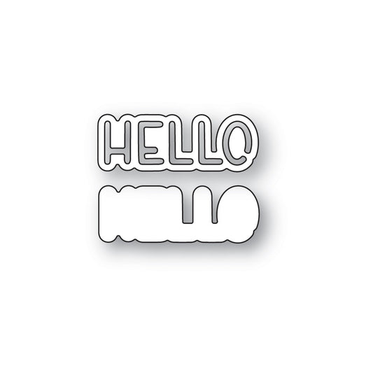 Memory Box 94868 Hello Marker Script Craft Die
